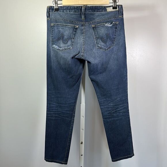 AG ADRIANO GOLDSCHMIED Women Digital Luxe Stilt Cigarette Leg Jeans Blue Size 26 - Picture 11 of 14